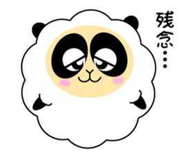 Mokopan of the sheep panda sticker #4016614