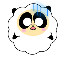 Mokopan of the sheep panda sticker #4016616