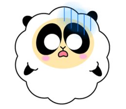 Mokopan of the sheep panda sticker #4016616