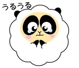Mokopan of the sheep panda sticker #4016617