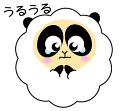 Mokopan of the sheep panda sticker #4016617