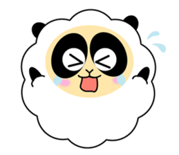 Mokopan of the sheep panda sticker #4016618