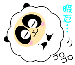 Mokopan of the sheep panda sticker #4016623