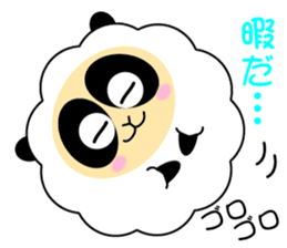 Mokopan of the sheep panda sticker #4016623