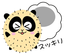 Mokopan of the sheep panda sticker #4016626