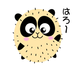 Mokopan of the sheep panda sticker #4016627