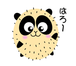 Mokopan of the sheep panda sticker #4016627