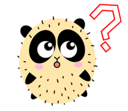 Mokopan of the sheep panda sticker #4016629