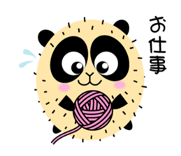 Mokopan of the sheep panda sticker #4016630