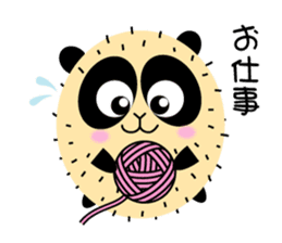 Mokopan of the sheep panda sticker #4016630