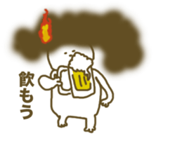 fire cat sticker #4017073