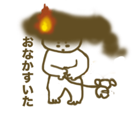 fire cat sticker #4017083
