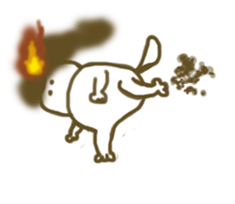 fire cat sticker #4017090