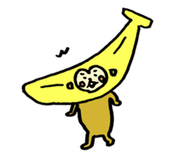 Stamp of innocent monkey sticker #4017121