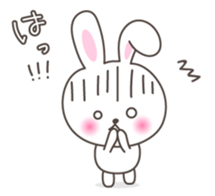 Lovely rabbit 2 sticker #4017514