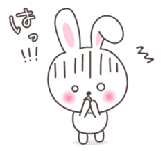 Lovely rabbit 2 sticker #4017514