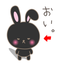 Lovely rabbit 2 sticker #4017517