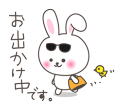 Lovely rabbit 2 sticker #4017519