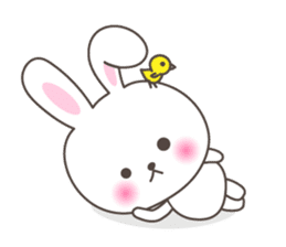 Lovely rabbit 2 sticker #4017520
