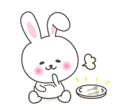 Lovely rabbit 2 sticker #4017524