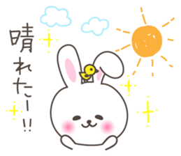 Lovely rabbit 2 sticker #4017535