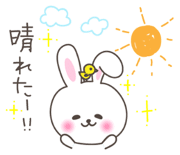 Lovely rabbit 2 sticker #4017535