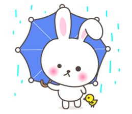 Lovely rabbit 2 sticker #4017536