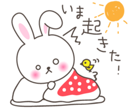 Lovely rabbit 2 sticker #4017537