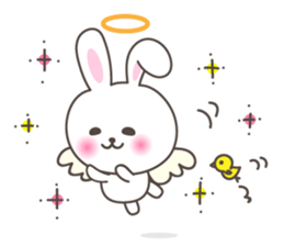 Lovely rabbit 2 sticker #4017538