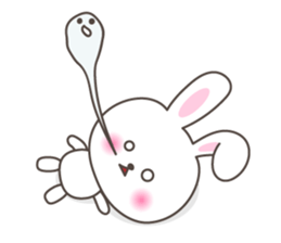 Lovely rabbit 2 sticker #4017540