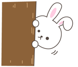 Lovely rabbit 2 sticker #4017546