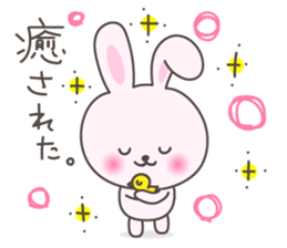Lovely rabbit 2 sticker #4017549