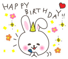 Lovely rabbit 2 sticker #4017550