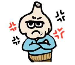 Garlic and octopus sticker #4017637