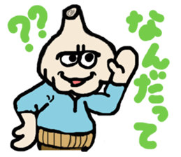 Garlic and octopus sticker #4017641