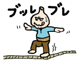 Garlic and octopus sticker #4017653