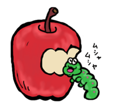 Garlic and octopus sticker #4017665