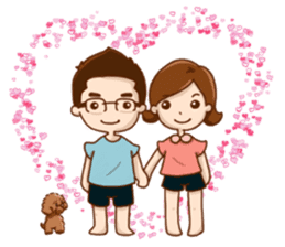 KookKai & KookKong Lovely couple sticker #4017751