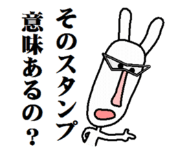 modern version rabbit sticker #4018191
