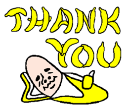 Funny banana sticker2 sticker #4018249