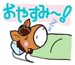 Very cute horse sticker #4018438