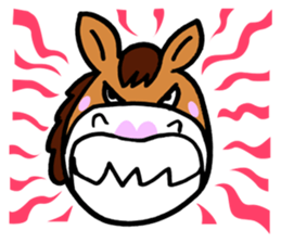 Very cute horse sticker #4018470