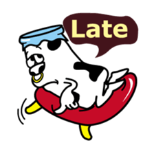 Tom of milk bottle 3 sticker #4018650