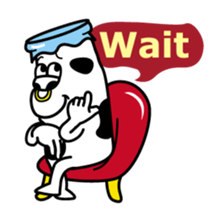 Tom of milk bottle 3 sticker #4018652