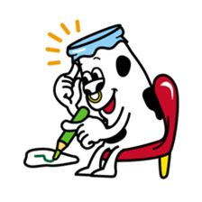 Tom of milk bottle 3 sticker #4018656