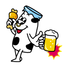 Tom of milk bottle 3 sticker #4018663