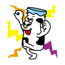 Tom of milk bottle 3 sticker #4018669