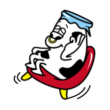 Tom of milk bottle 3 sticker #4018670