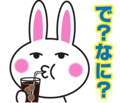 Kansai dialect of rabbit sticker #4018820