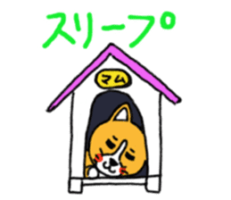 Smile! Corgi dog and rabbit. sticker #4019176